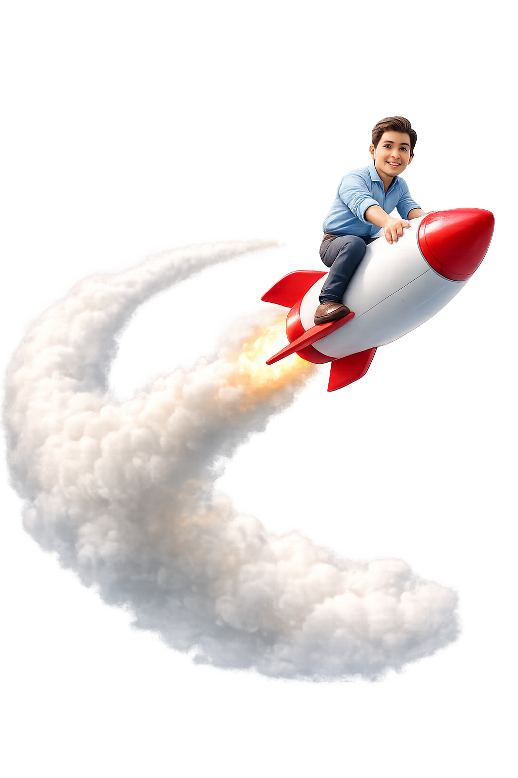 Rocket growth visual